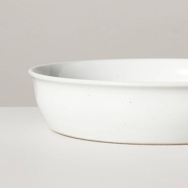 27oz Flared Brim Stoneware Pasta/Grain Bowl Vintage Cream - Hearth & Hand™ with Magnolia