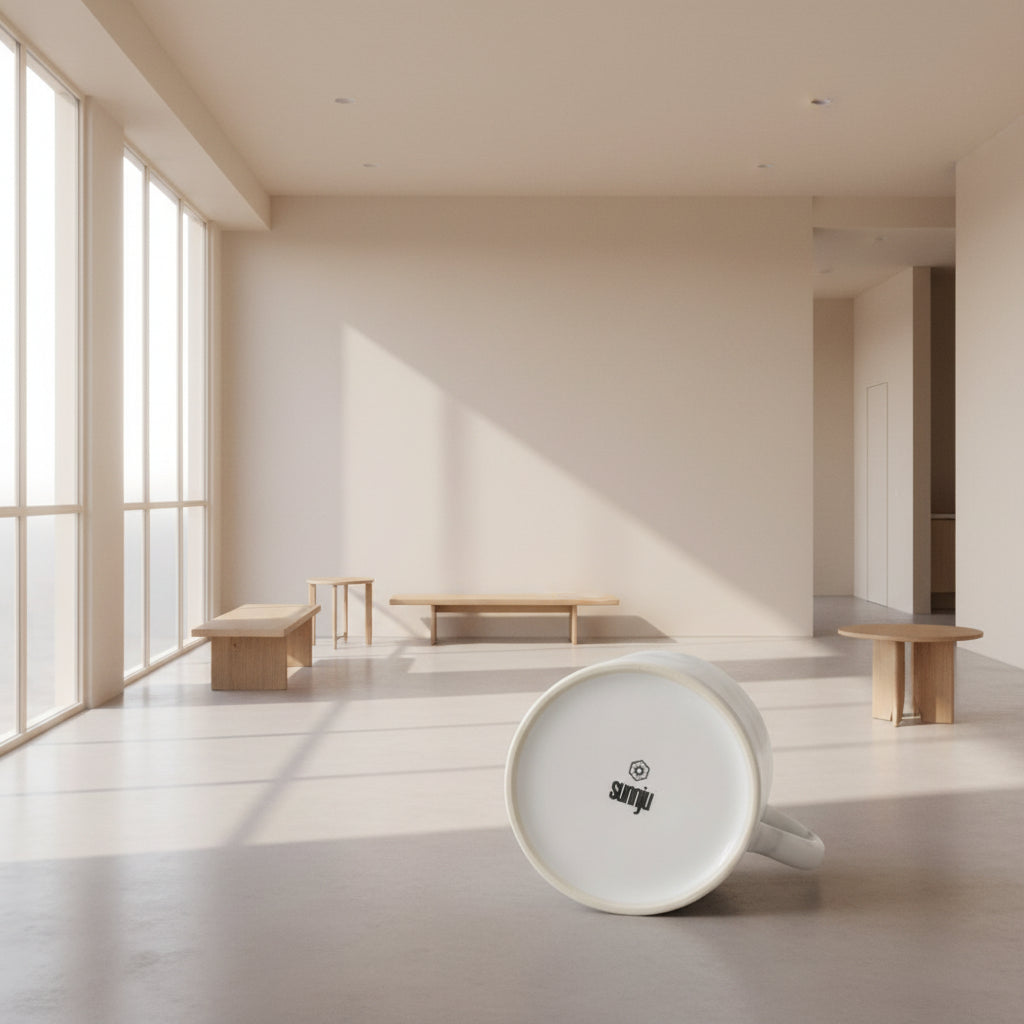 Marble-patterned mug