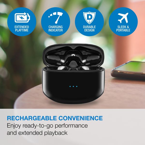 iLive 13mm Neodymium Driver Truly Wireless Earbuds, IAEBTN333B